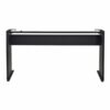 Structure en acier noir pour clavier de piano numérique Yamaha, design robuste et moderne.
